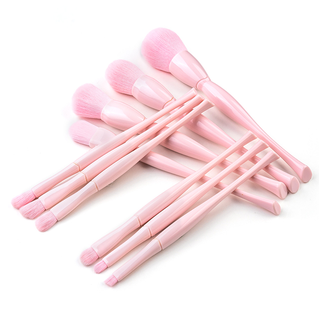 10 pcs pink color makeup set